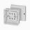 Cable junction box  2,5 mm² without terminals, 10 elastic membranes, grey DE9320 miniature