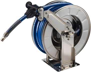 Hose reel automatic stainless  20 m. 3/8" 150° 400 bar 85984
