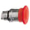 Harmony nødstopshoved i metal med Ø40 mm paddehoved i rød farve og drej for at frigøre ZB4BS844 miniature