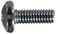 Machine screw panhead zinc plated M5 X 12 61069645 miniature