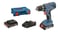Blå Bosch 18V bore-/skruemaskine GAL 18V-40 m/2X2,0Ah, lader og kuffert 06019H100A miniature