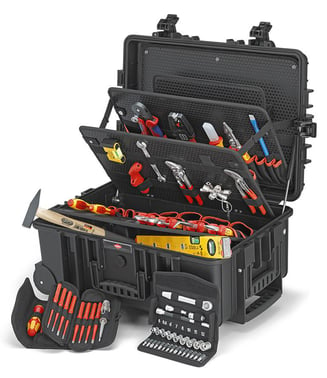 Knipex tool case "robust45" electric 63parts 00 21 37