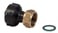 Uponor adapter brass ferrule Q&E PPM 1"ft-3/4"diam 1063811 miniature