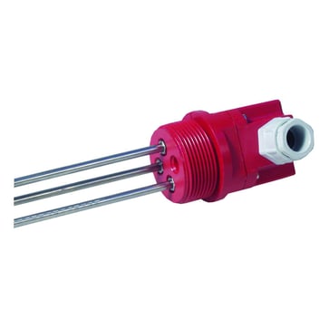 Elektrodeføler 1000mm 1½”RG u/kabel 3 elektroder isolerede Nylon-hoved AISI316 VNYI3