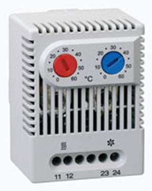 ZR011 twin termostat 0-60OC med no/nc 01172.0-00