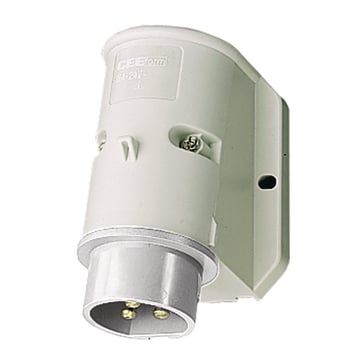 Wall mounted inlet, 32A3p12h, IP44 1980