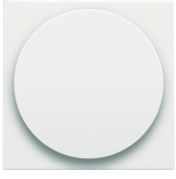 Afdækning til lysdæmper med drejepotentiometer, white coated 154-31003