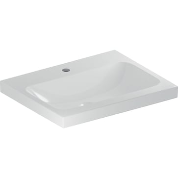 Geberit iCon Light hand rinse basin f/furniture, 600 x 480 mm, white porcelain KeraTect 501.847.00.6