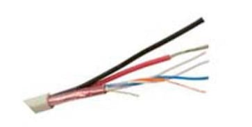 Alarm cable FLAQQBR 2X1,5+2X2X0,22 white D500 17038098-802-05
