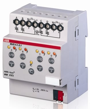 KNX elektronisk kontaktaktuator, 4-kanal, MDRC. ES/S4.1.2.1 2CDG110058R0011