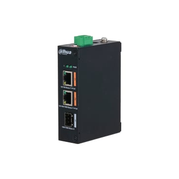 Dahua 2-Ports PoE 2.0 unmanged Switch (60W),GbE Uplink,1XSFP, PFS3103-1GT1ET-60-V2- inkl. PSU PFS3103-1GT1ET-60-V2