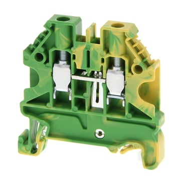 Ground DIN rail terminal block with screw connection formounting on TS 35; nominal cross section 4mm²; width 6mm XW5G-S4.0-1.1-1 669324