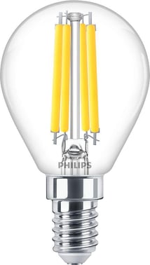 Philips MASTER Value LED Krone Dæmpbar 3,4W (40W) E14 P45 927 Klar Glas 929003060002
