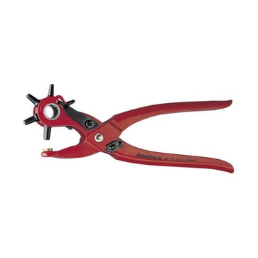 Revolving Punch Pliers red powder-coated 220 mm 90 70 220