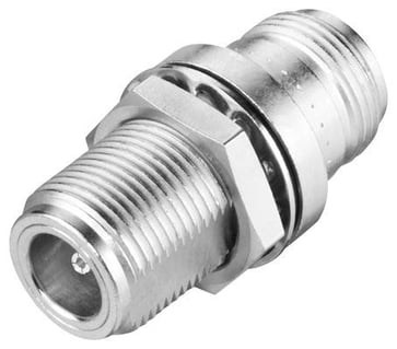 N-Connect Female/female Panel feedthrough, cabinet bushing, 2.4 GHz and 5 GHz 6GK5798-2PP00-2AA6