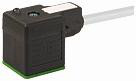 MSUD Valve plug FORM A 18mm PUR 5X0.75 gray 3m, 7000-18121-2280300 7000-18121-2280300