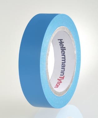 HelaTape Flex 1000+ 19mm x 20m Premium PVC tape Blue 710-10603