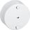 Clip-on rose round Ø 80 mm 3-inputs, white 182A1060 miniature