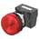Indikator M22N flad, kasket farve rød, LED rød, LED 24VDC M22N-BN-TRA-RC 661890 miniature