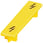 Berøringsbeskyttelse gul, 2,5  MM2  skrue NSYTRACS2 miniature
