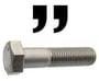 Hex bolt UNC stainless steel A2