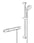 GROHE Grohtherm 1000 New termostat med brusesæt krom 34152004 miniature