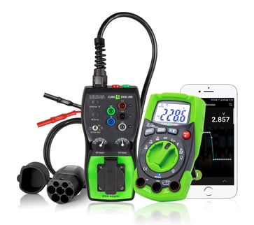 Set with Elma 6100EVSE multimeter and EVSE-200 adapter 5706445840700