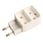 Multiway adaptor D12 2way flat, white 9-530-1 miniature