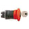 Harmony nødstopshoved i plast med Ø40 mm paddehoved i rød farve og nøgle (4A185) for at frigøre ZB5AS944D miniature