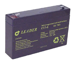 Blybatteri 6V-7,0AH 151X34X94 F1 460-6025