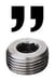 Unbrako hexagon socket pipe plug conical thread (DIN 906)