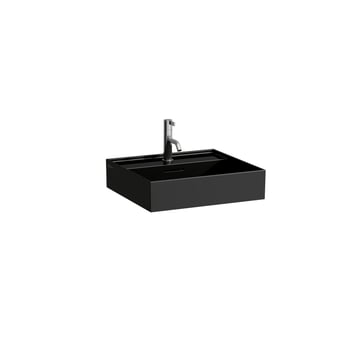 LAUFEN Kartell By LAUFEN håndvask, 50 x 46 cm, sort højglans H8103320201041