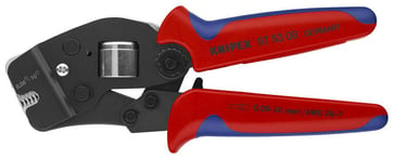 Knipex self-adjusting crimping pliers for end sleeves (ferrules) burnished 190mm 97 53 08