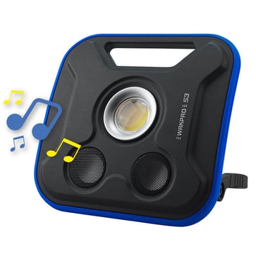 WRKPRO Floodlight "S3" 20W COB w/rechargable battery and bluetooth speaker 50615330