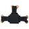 Zip T-piece for three ceiling tracks Mat black 3157 miniature