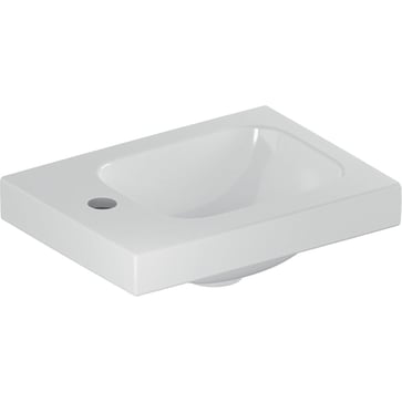 Geberit iCon Light hand rinse basin f/furniture, 380 x 280 mm, white porcelain KeraTect 501.831.00.2