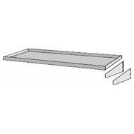 Tool shelf with brackets 875x300 grey 271007