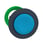 Harmony flush trykknapshoved i plast med fjeder-retur og høj trykflade i blå farve ZB5FL6 miniature