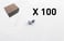 100 Hex cap screw, fully threaded 2009-1220Q1 2009-1220Q1 miniature