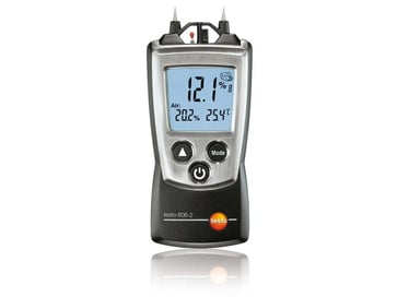 Testo 606-2 - Moisture meter for material moisture and relative humidity 0560 6062