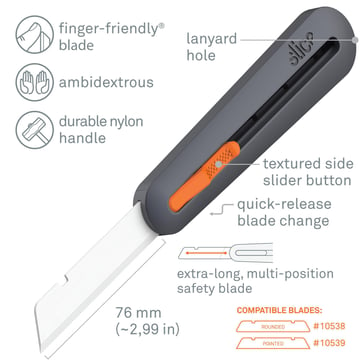 Slice Kniv nylonhåndtag og langt blad 10559 5810559