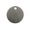 Mærkeskilt Ø32mm rustfrit stål med Ø4mm hul 10 stk 20327040 miniature